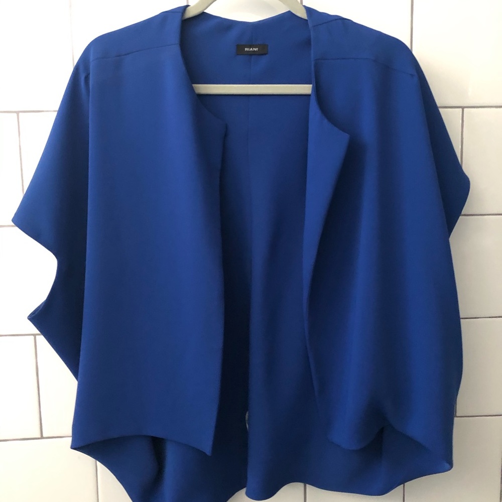 Drapey Riani short sleeve cocoon jacket sz 12